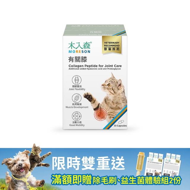 木入森 貓咪有關膝 30顆｜貓咪關節保健食品