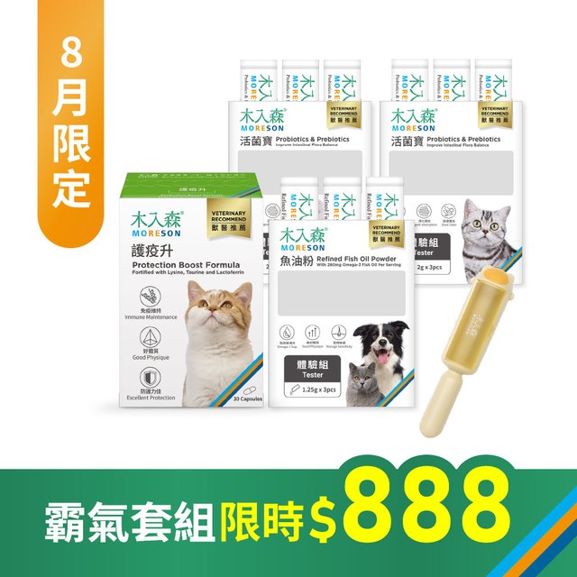 木入森 貓咪護疫升 30顆｜貓咪離胺酸
