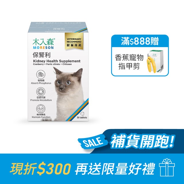 木入森 貓咪保腎利 30顆｜貓咪腎臟保健食品