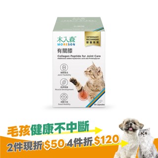 木入森 貓咪有關膝 60顆｜貓咪關節保健食品